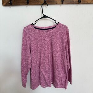 CG Pink Paisley Long Sleeve Top